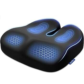 Amazon.com: ZIKEE Ergonomic Seat Cushion with Thigh Relief